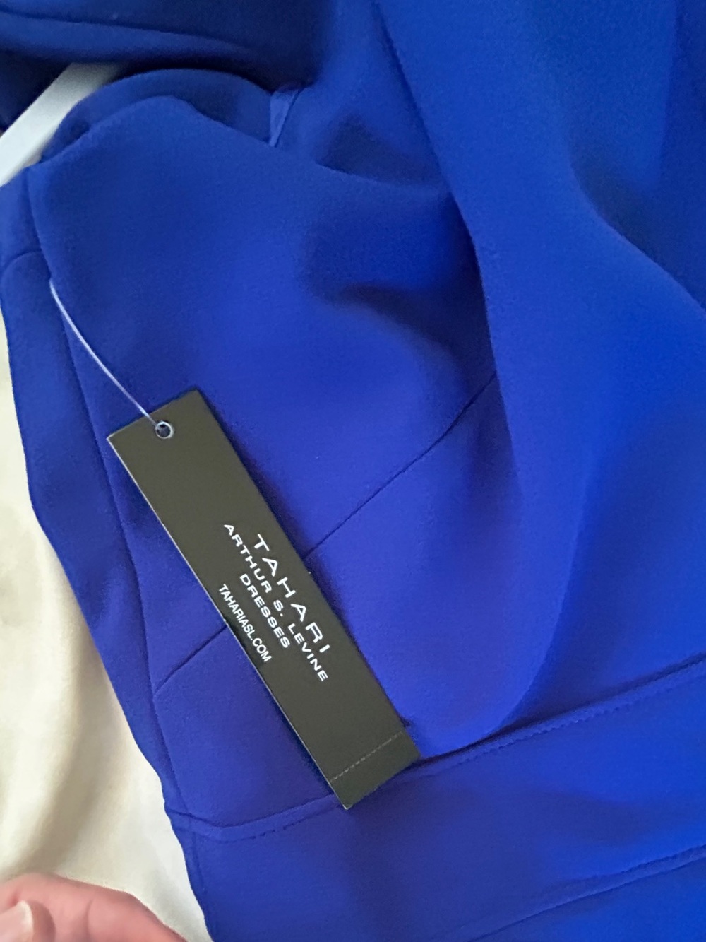 Tahari Cobalt Blue Jumpsuit with Pockets - Picture 9 of 10
